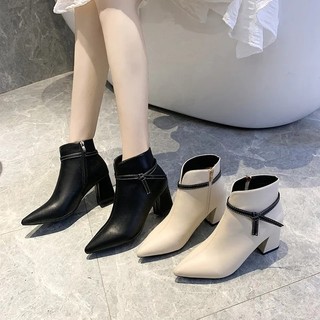Giày Bốt Cổ Thấp Thời Trang Cá Tính Cho Nữ