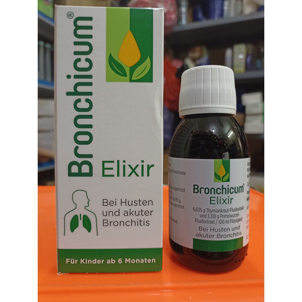 Siro ho Bronchicum Elixir 100ml của Đức