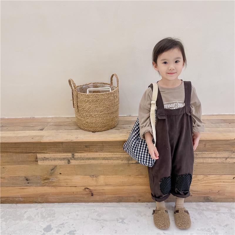 Yếm dài vintage Hàn Quốc cho bé trai bé gái