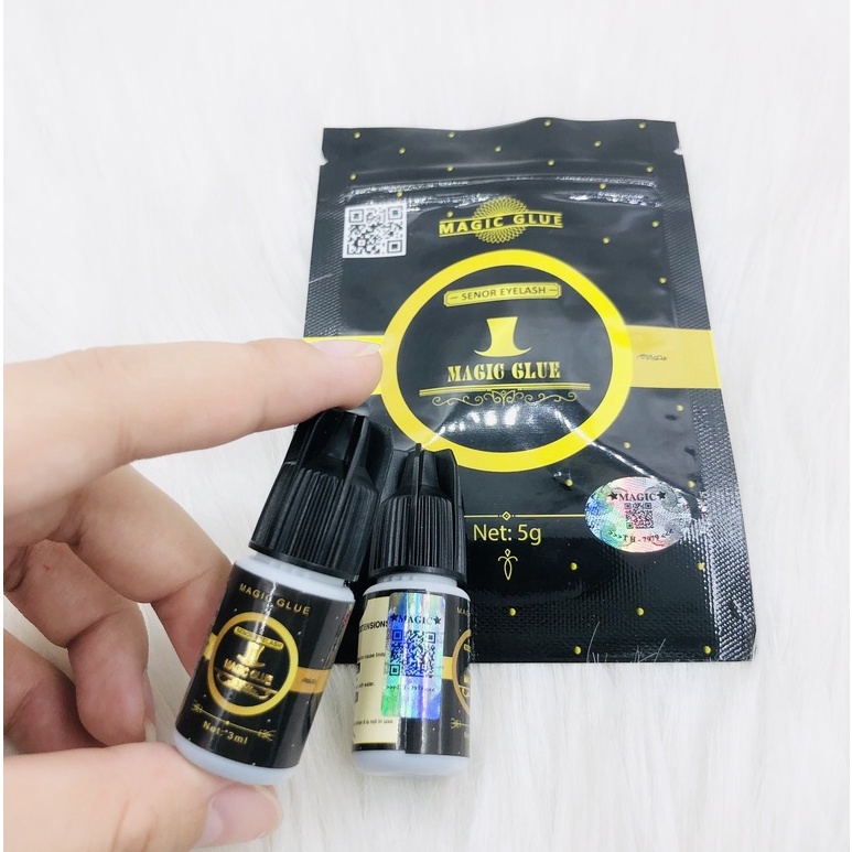 Keo nối mi Magic glue ít cay siêu bền, dùng nối mi volume, classic.dụng cụ nối mi mr Tuấn