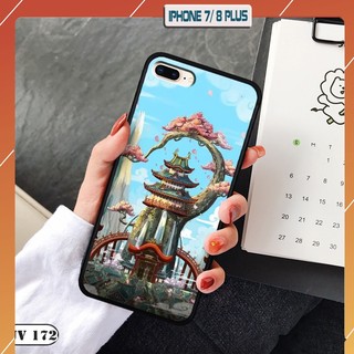 Ốp lưng nhám cho điện thoại Iphone 7 Plus/8 Plus