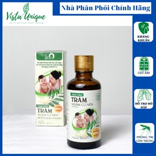 Tinh Dầu Tràm Ngâm Củ Nén Mệ Đoan Cao Cấp Hiệu Quả Gấp 3 Dầu Tràm cho Bé Sơ Sinh Sát Khuẩn Phòng Ho Côn Trùng Cắn