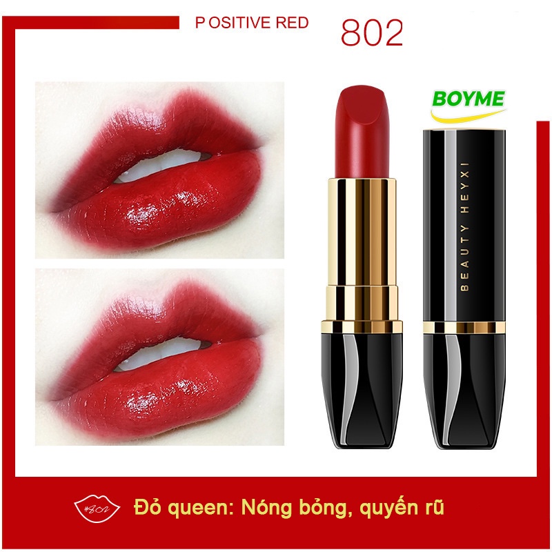 Son lì không trôi Son Môi Nữ HEYXI Giữ Màu, Lâu Trôi, Kèm Dưỡng Giúp Đôi Môi Bạn Luôn Căng Bóng, Gợi Cảm Và Đầy Quyến Rũ