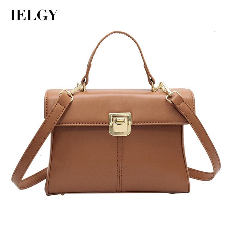 Túi Đeo Chéo Hình Vuông Nhỏ Màu Sắc Trơn Thời Trang Cao Cấp Cho Nữ