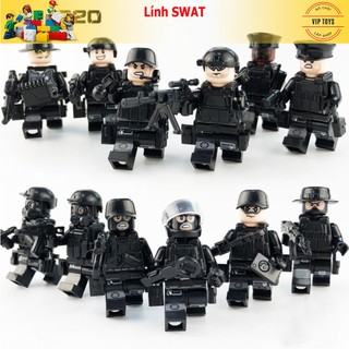 Lắp ghép lính swat - lính minifigure cảnh sát