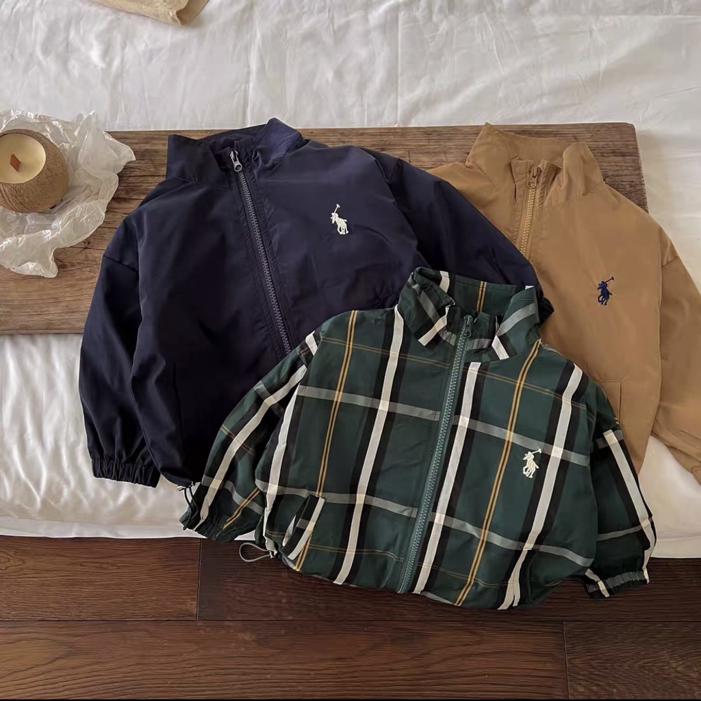 Áo Khoác Gió Lacos Áo Khoác Gió Thu Đông Dày Dặn Giữ Ấm Cho Bé Từ 8Kg Đến 32Kg Thời Trang Trẻ Em Poskids