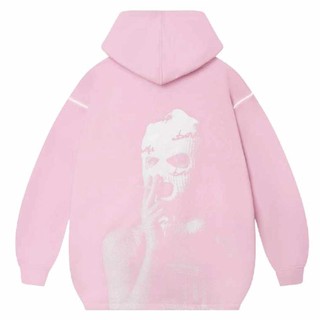 Áo Hoodie nỉ bông Local Brand Banawa form rộng nam nữ unisex - Criminal Hoodie - Màu hồng