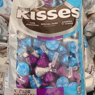 Kẹo socola tổng hợp 3 loại hershey's kisses assorted chocolate 300 pcs