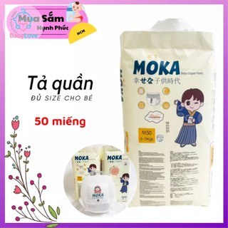 Bỉm siêu thấm hút moka nhật, bỉm nhật moka dán/quần size m100/l100/xl100/xxl100/3xl100