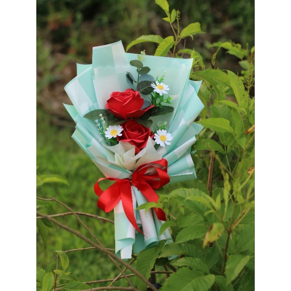 Bó Hoa Giả handmade  Làm Quà Tặng Xinh Xắn
