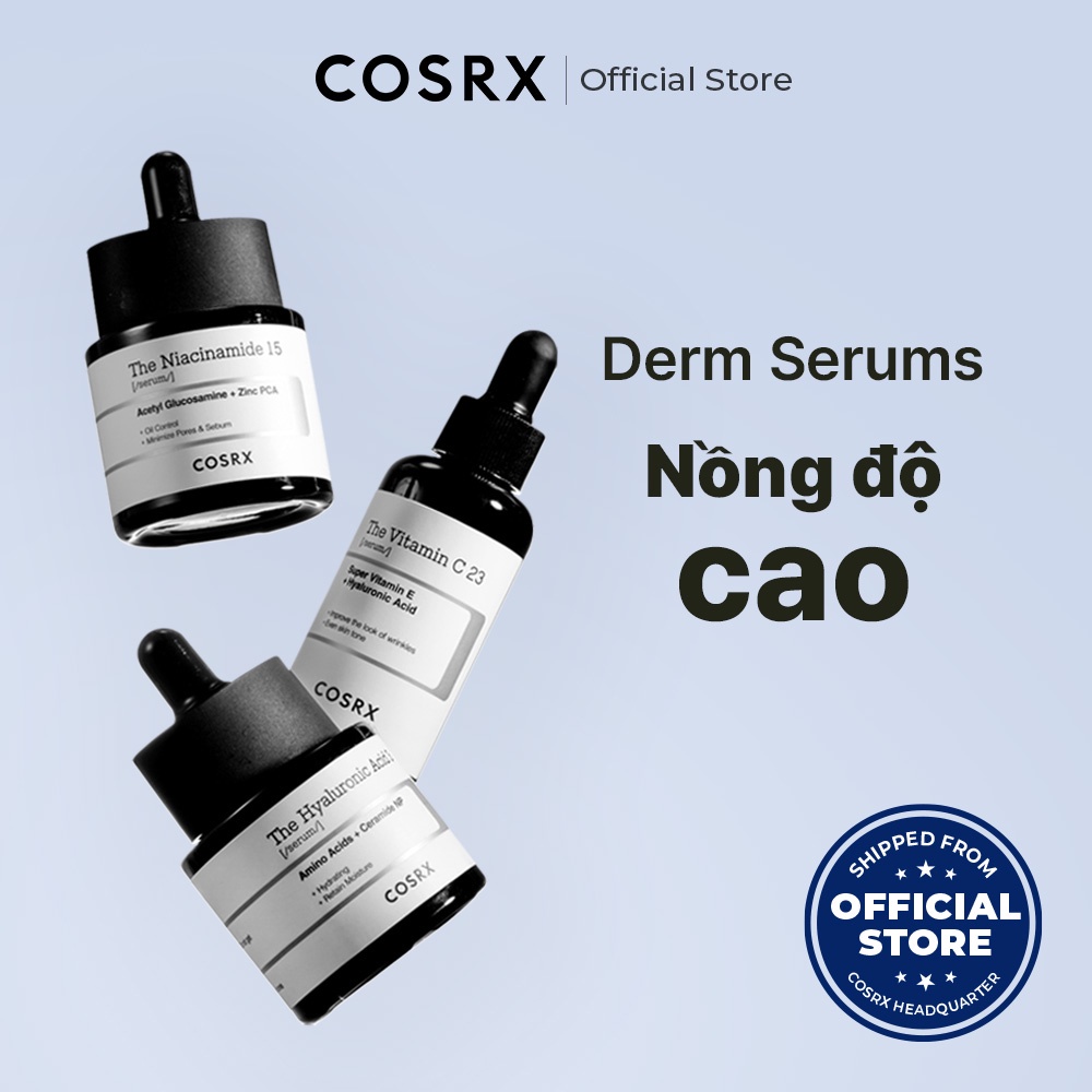 Tinh chất serum Cosrx The Niacinamide 15/ The Hyaluronic acid 3/ The Vitamin C 23 - Ninishop