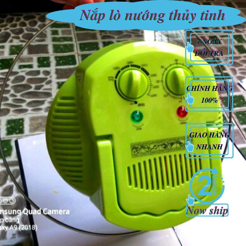 Vành kính nắp lò nướng thủy tinh cao cấp Gali/12 lít/15 lít