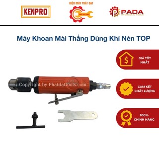 Máy khoan mài thằng dùng khí nén TOP-Made in Taiwan-Đầu kẹp 3 chấu 10mm tiện dụng
