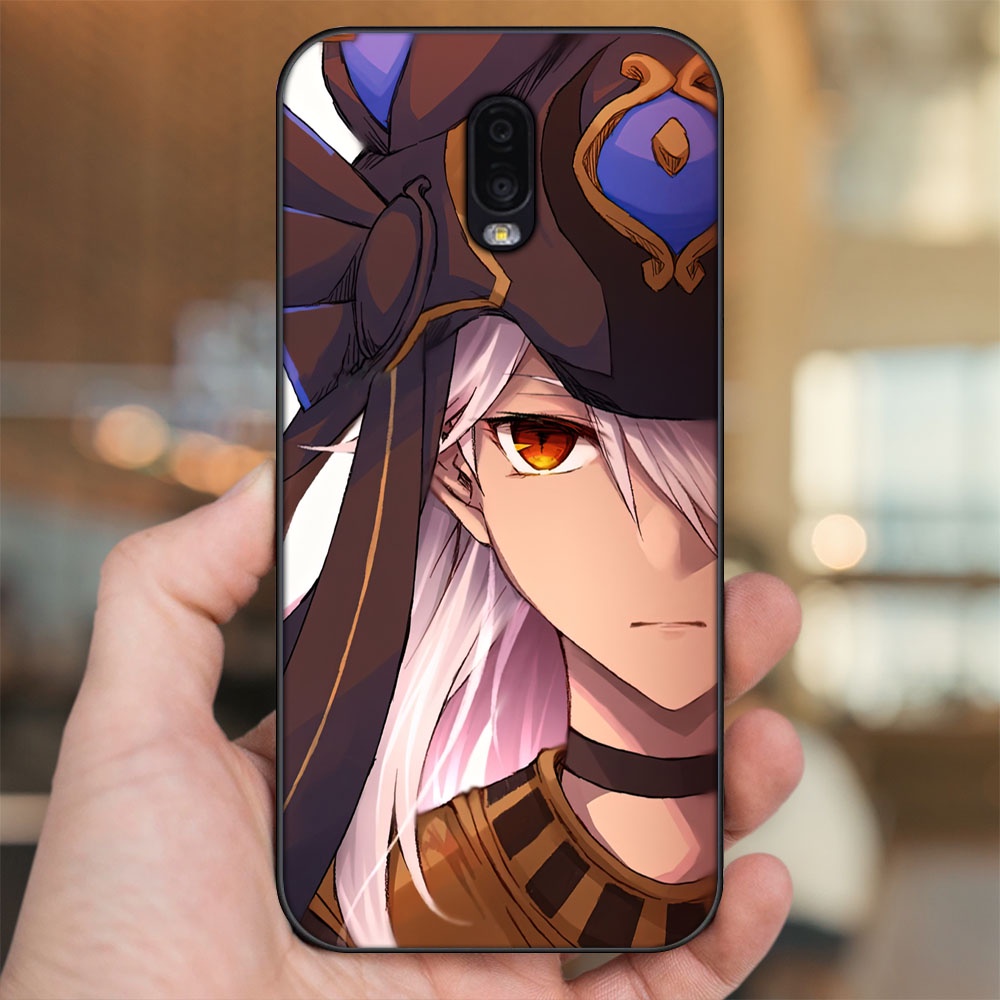 Ốp lưng Samsung J7 Plus viền đen in hình Cyno Genshin Impact