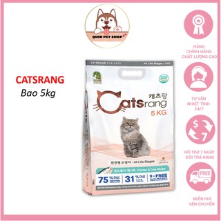 Thức ăn hạt cho mèo catsrang hàn quốc - túi 5kg thức ăn catsrang