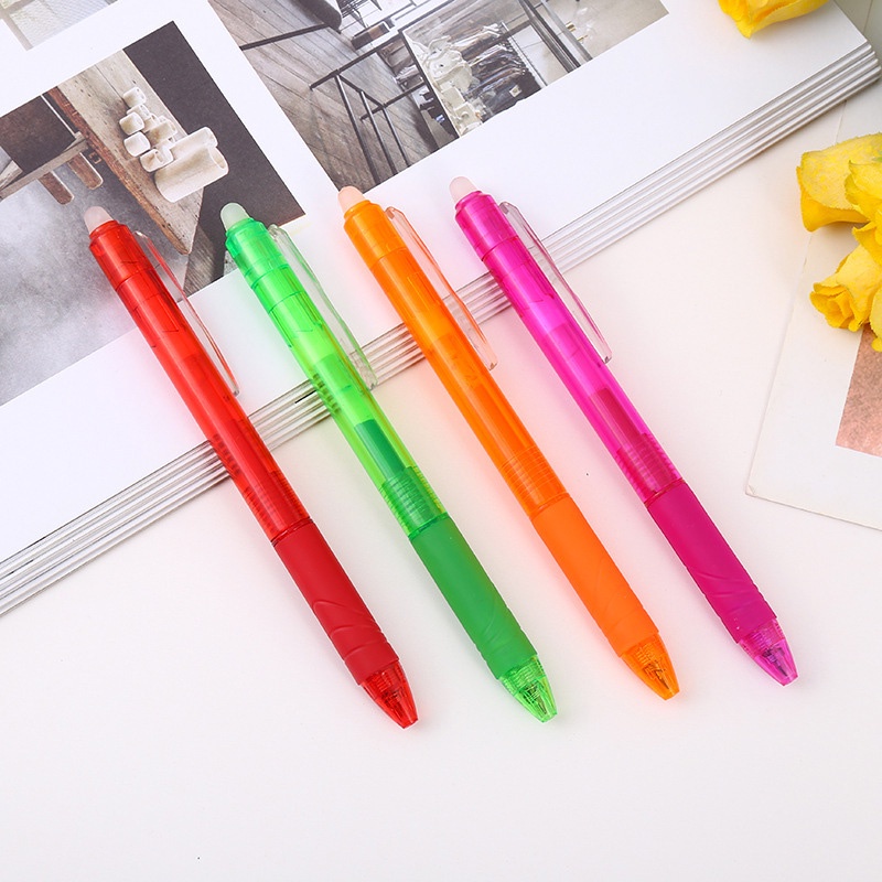 1 Bút Bi Bấm Có Thể Xóa Được 0.5mm 8 Màu Sắc