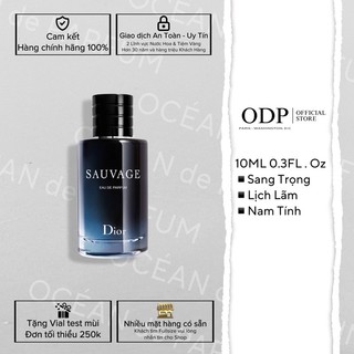 Nước hoa nam dior sauvage edp 5ml 10ml
