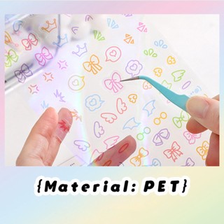 Set Sticker Trang Trí Toploader, Sổ, Decor Sticker