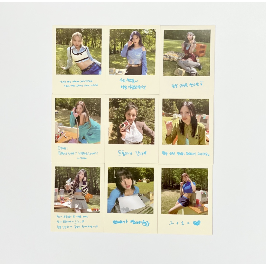Ảnh polaroid chính hãng - Twice Between 1&2 (tặng kèm sleeves MeeT size lớn và toploader A7 Glueset)