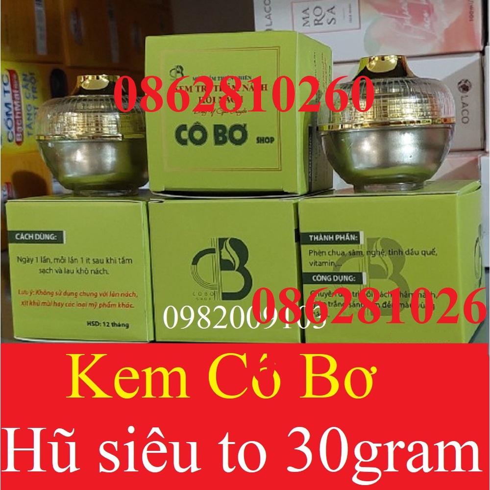Kem Cô Bơ Size Lớn Siêu Tiết Kiệm Chính Hãng 100% loại 30 gram