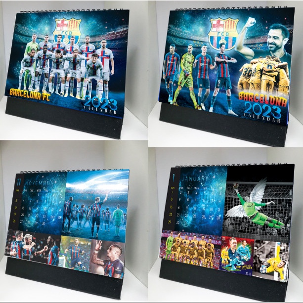 Lịch để bàn Barcelona năm mới 2023