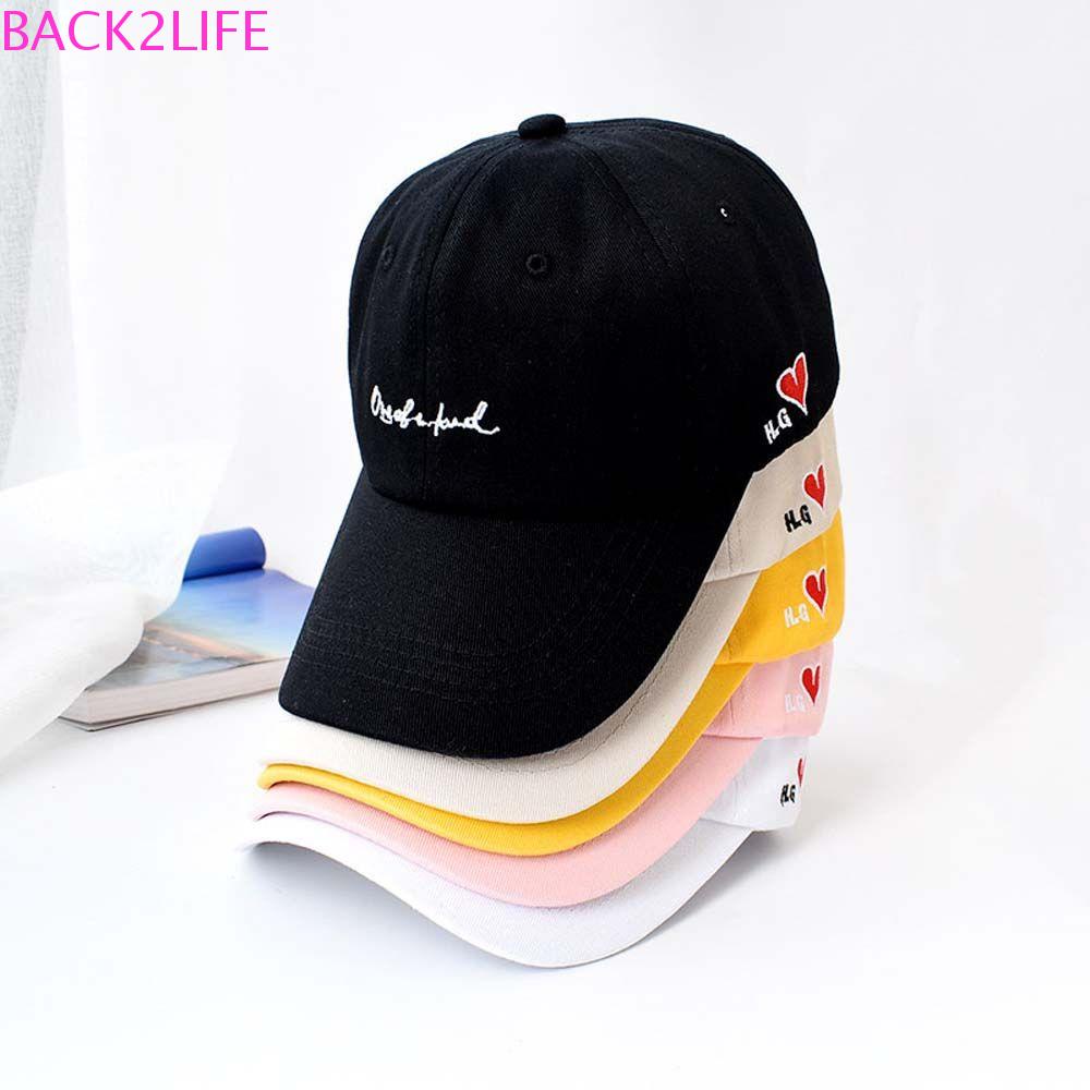 Mũ Lưỡi Trai Cotton Chống Nắng In Hình Trái Tim Sau Lưng2Life Phong Cách Hàn Quốc Dễ Phối Đồ