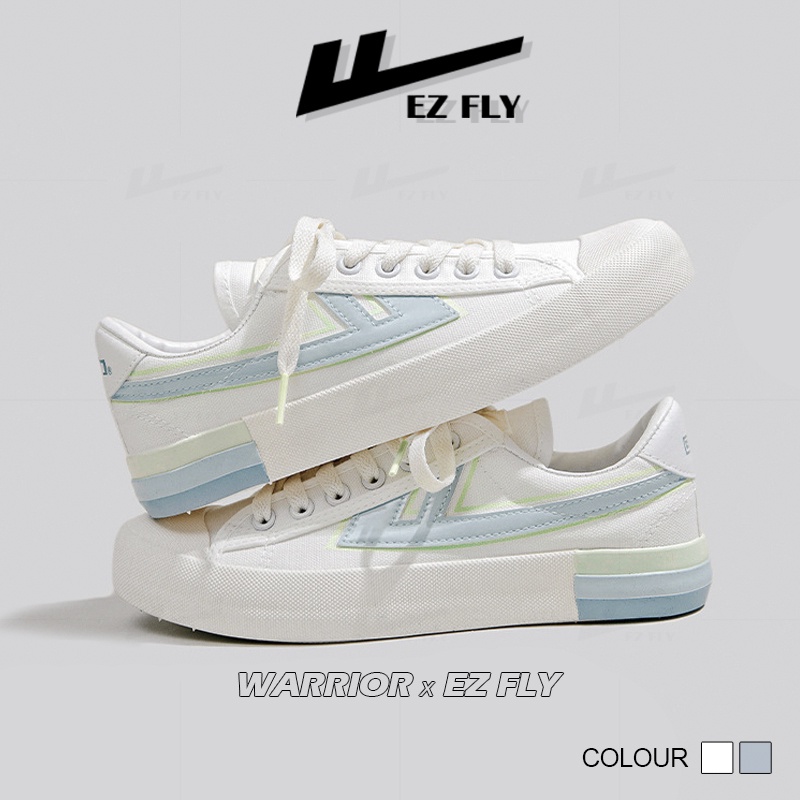 Giày sneaker nữ đế bằng thời trang WARRIOR-01-2 , Giày thể thao nữ cao cấp chống trơn trượt mã WAR01-1