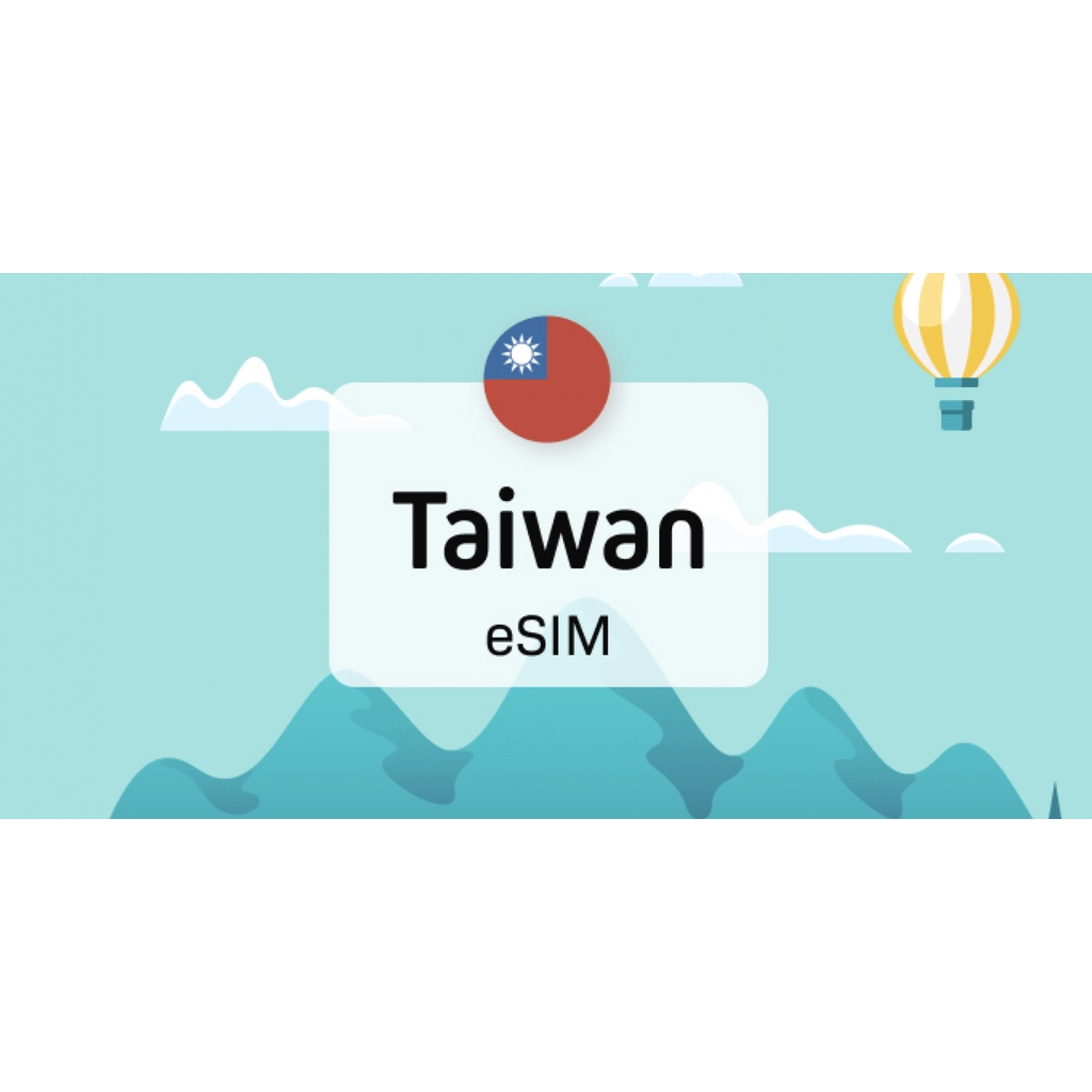 eSim du lịch quốc tế Đài Loan
