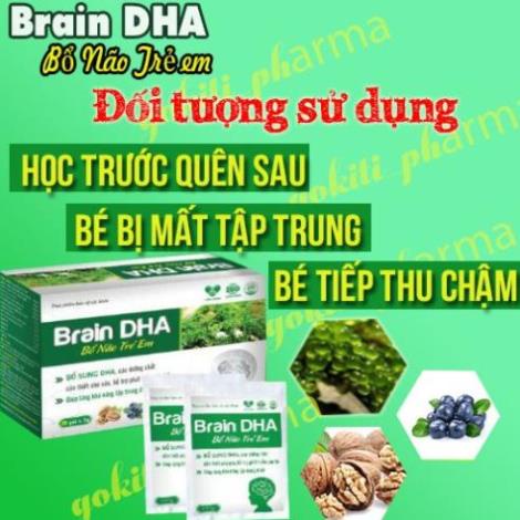 Brain DHA bổ não trẻ em dùng được cho bé từ 1 tuổi hỗ trợ phát triển não bộ, tăng khả năng tập trung và ghi nhớ ở trẻ