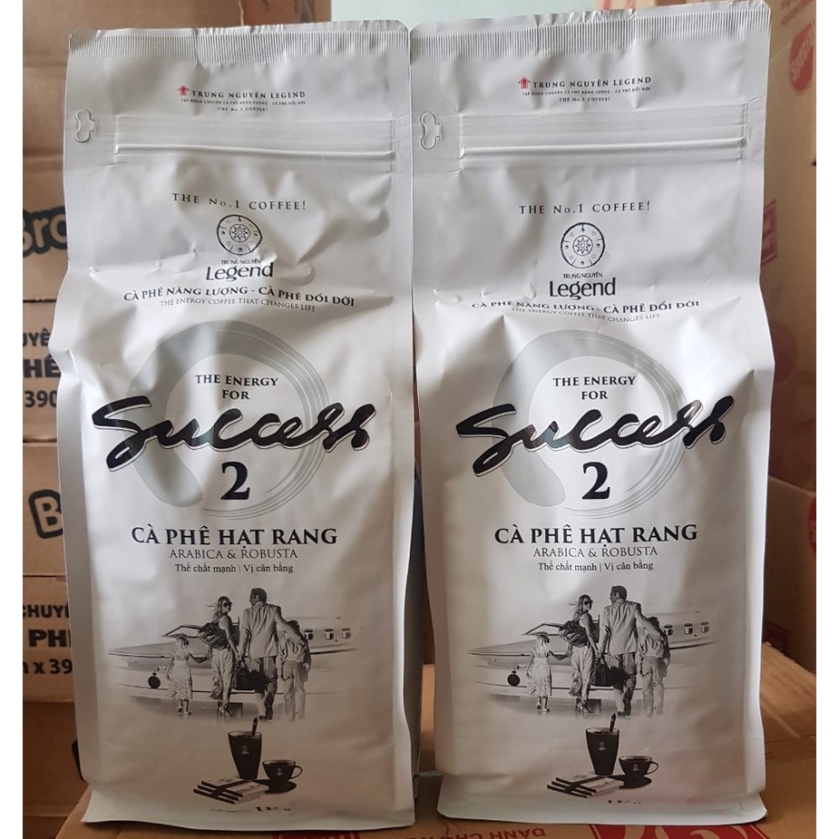 Cà phê hạt rang xay Trung Nguyên Legend Success 1 / Success 2 - túi 1 kg