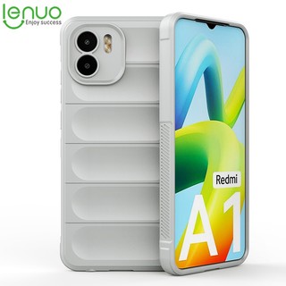 Ốp Điện Thoại Lenuo Chất Liệu Silicon Mềm Màu Trơn Chống Sốc Bảo Vệ Toàn Diện Cho Redmi A1 A2