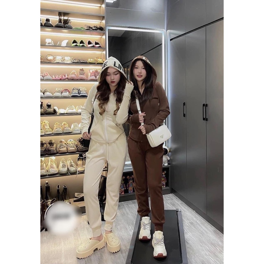 Sét bộ thu đông quần phối áo có nón chất len tăm chuẩn shop thời trang cá tính phong cách chuẩn shop đủ size_SBNT_0011