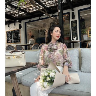 ÁO TƠ HOA XANH TIỂU THƯ RUBY - SP001059