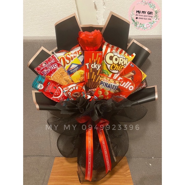 Bó hoa bánh kẹo