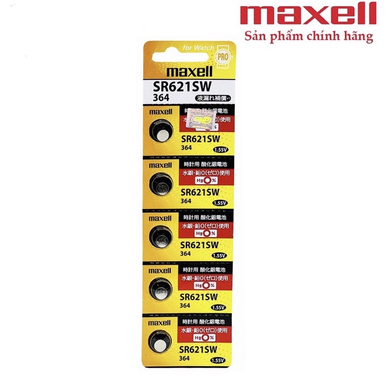1 viên pin đồng hồ đeo tay Maxell chính hãng