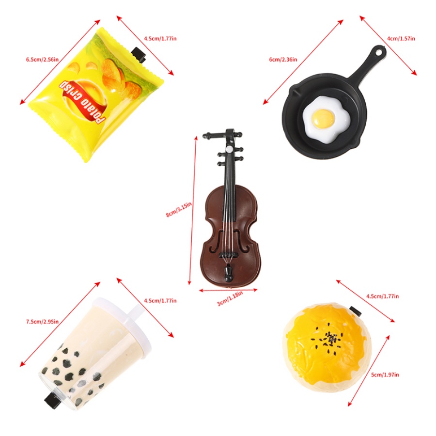 Kẹp Tóc Hình Thức Ăn Dễ Thương Cho Bé Gái