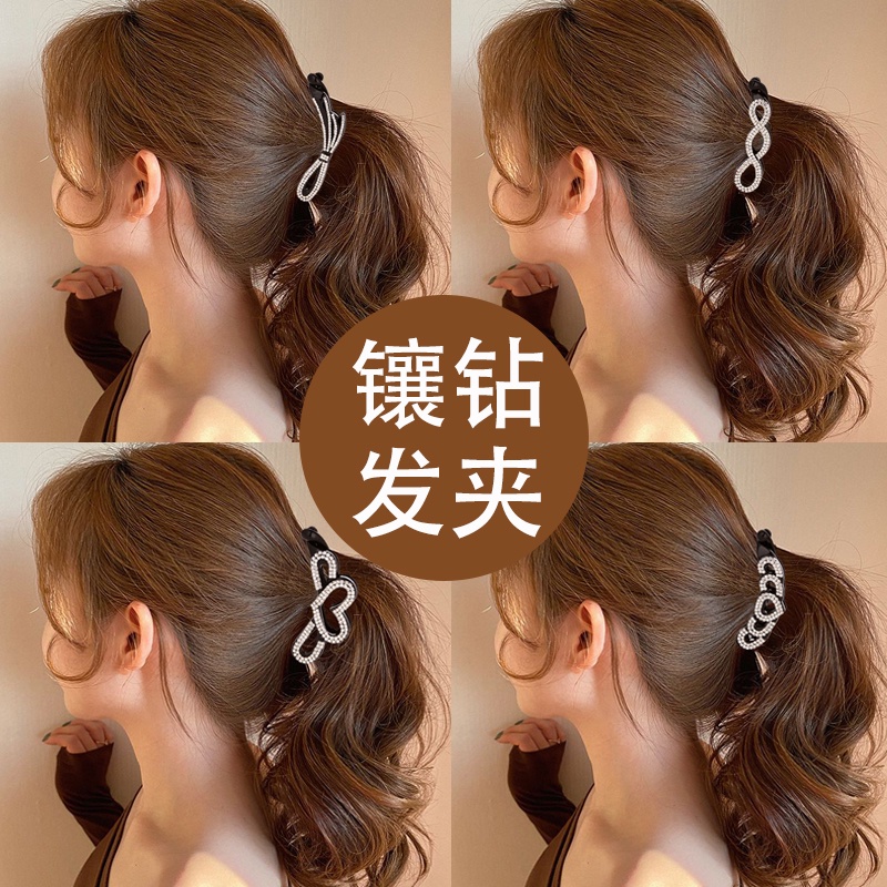 ❤Kẹp Tóc Dọc Nhiều Màu Sắc Đa Dạng❤ Kẹp Tóc Dạng Dọc Đính Kim Cương Pha Lê / Chuối / Nơ Hàn Quốc