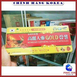 Viên Đạm Hồng Sâm Tổng Hợp Hàn Quốc, Hộp Vàng Đỏ 120 viên