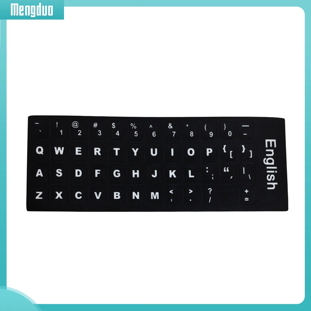 Nhãn Dán Trang Trí Bàn Phím Máy Tính In Chữ Tiếng Anh / Nga