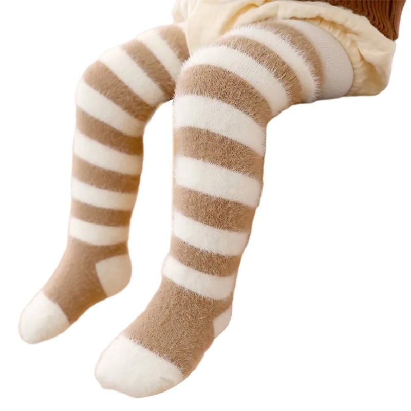 Vớ Dài Qua Gối Chống Trượt Đồng Phục Mùa Đông Dành Cho Trẻ Sơ Sinh 0-3 Tuổi