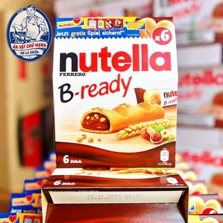 Bánh quy nhân socola hạt phỉ Nutella B-Ready hộp 132gr (6 bánh)
