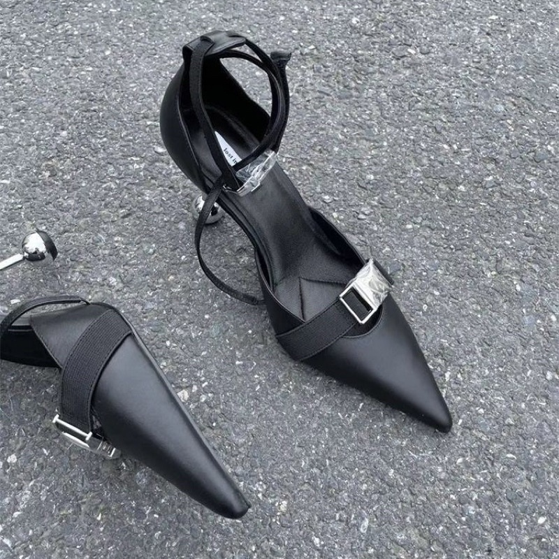 GIÀY CAO GÓT G74 QUAI CHÉO ĐẾ CAO 8CM