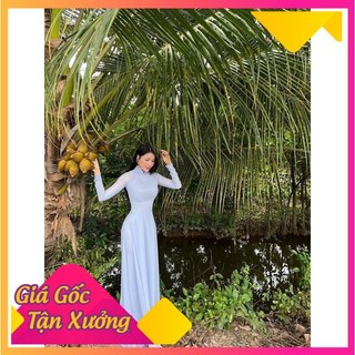 Áo dài chiffon 4 tà quần 2 lớp (áo dài may sẵn)