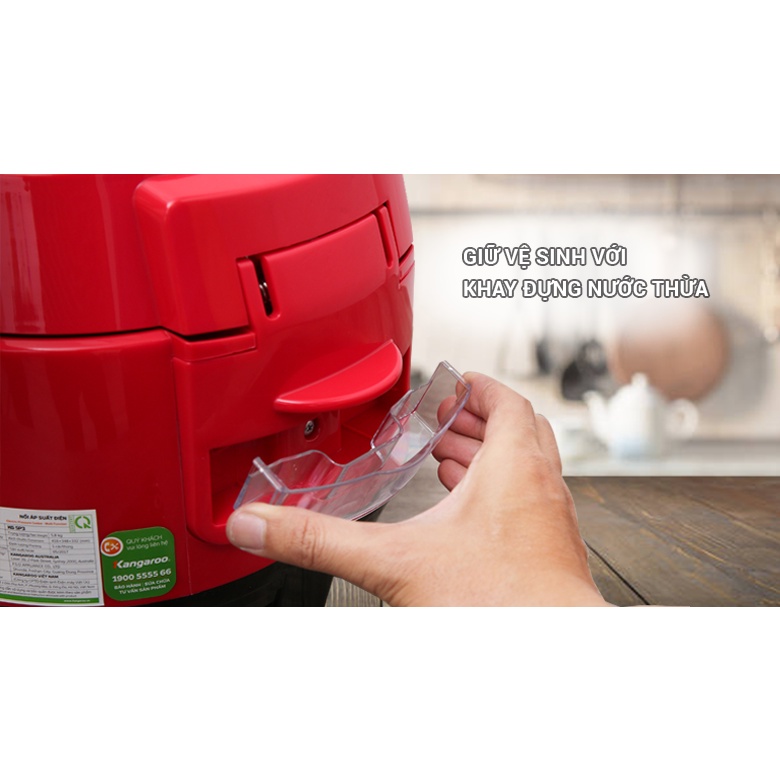 Nồi áp suất điện Kangaroo KG5P3 5 lít hàng trưng bày 98-99% chính hãng 100% bảo hành 12 tháng