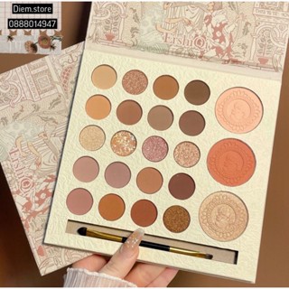  Bảng phấn mắt 23 ô ErshiQi kèm cọ tán cao cấp 