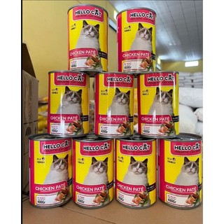 Pate cho mèo Hellocat lon 400gr