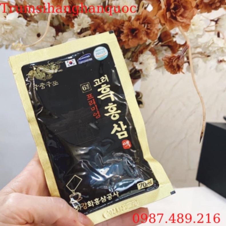 [ HÀNG MỚI VỀ ] NƯỚC HẮC SÂM HÀN QUỐC 30 GÓI KANGHWA [ Hàng Mới Về ]