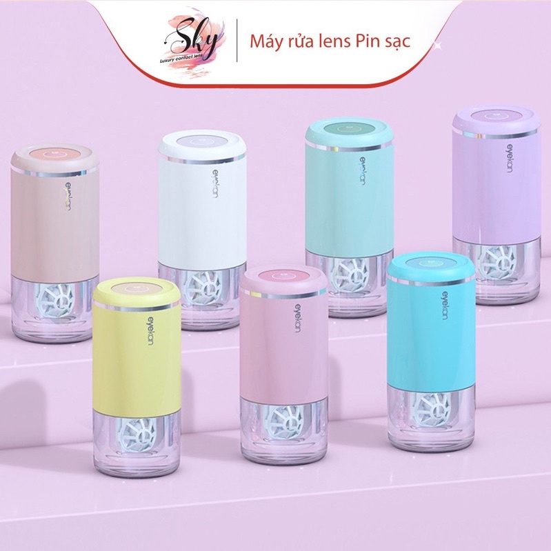 Máy rửa lens cao cấp, pin sạc-chính hãng EyeKan