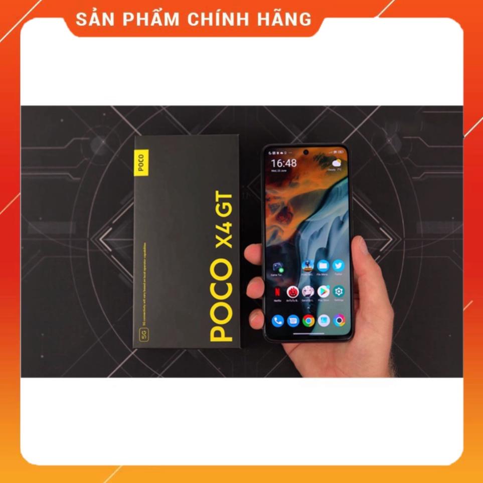 Điện thoại Xiaomi POCO X4 GT  cấu hình cực bá đạo với chip Dimensity 8100, pin 5.080 mAh