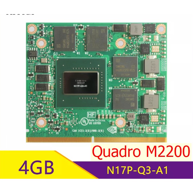 Nvidia Quadro M2200 Card màn hình nâng cấp Dell M4700 M4800 M6700 M6800 HP Zbook 15